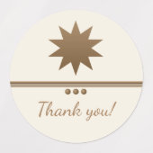 3 Berufliche Markierungen mit Sphere Brushed Etiketten (Design 1)