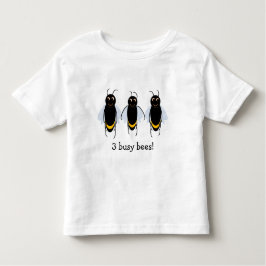 3 beschäftigte Bienen BuzzAboutBees Kleinkind T-shirt