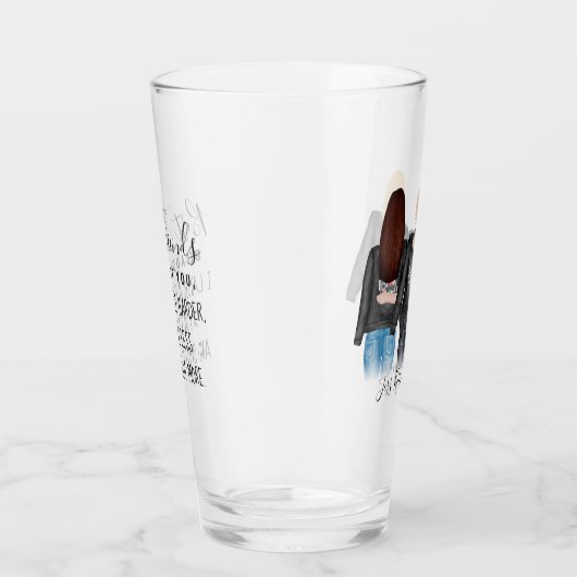 3 Beste Freunde Blonde Brünette BESTE FREUNDIN Fre Glas (Rechts)