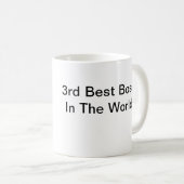 3. Bester Chef in der WeltTasse Kaffeetasse (VorderseiteRechts)
