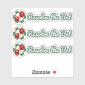 3 - Bet lösen - Eigener Schnitt Vinyl Aufkleber (Blatt)