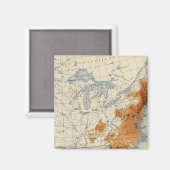 3 Bevölkerung 1800 Magnet (Vorderseite/Rückseite)