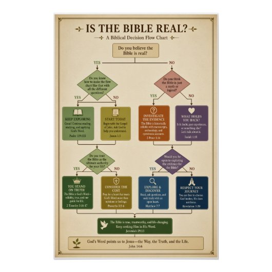 #3 Bibel-Flussdiagramm Poster (Vorderseite)