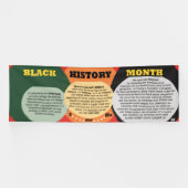3-Big Hs of Black History Monat - Farbe Banner (Horizontal)