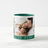 3 Bild Multi-Foto Collage Familienangebot Grün Tasse (Zentrum)