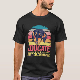 3 Bildet Nicht Diskriminieren Vintage - Dachshund T-Shirt