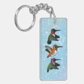 3 Birdbare Vögel im Flug Schlüsselanhänger (Vorderseite links)