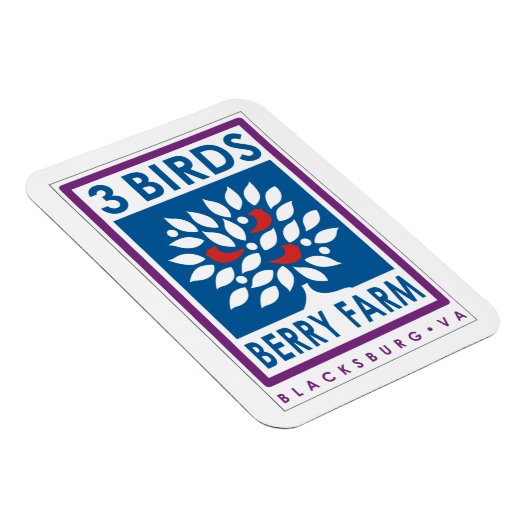 3 Birds Berry Farm Magnet (Rechte Seite)