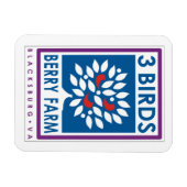 3 Birds Berry Farm Magnet (Horizontal)