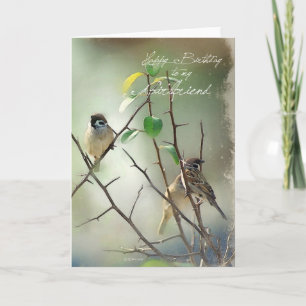 3 Birds Birthday Card für Freundin Karte