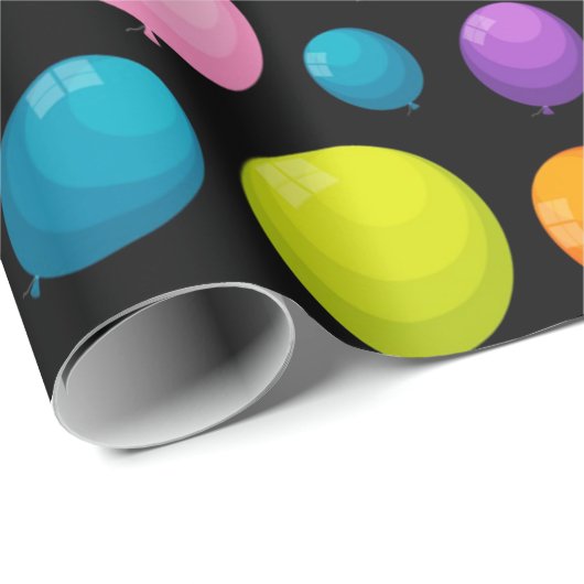 3- Birthday Packpapier Muster (Rolleneckpunkt)