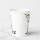 3 bis 1 (Nass) Martini Cocktail Rezeption Art: Pappbecher (Rechts)