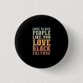 3 Black History Monatsunterstützungsgeschenk Manue Button (Vorderseite)