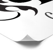 3 Black Spades Tribal Thunder_Cove Poster (Ecke)