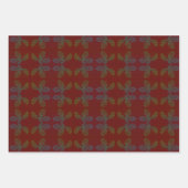 3 Blatt Geschenkpapier Holly Sketch (Vorderseite 2)