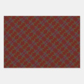 3 Blatt Geschenkpapier Holly Sketch (Vorderseite)