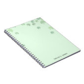 3-Blatt-Kleeblatt St Patrick's Day Notizblock (Rechte Seite)