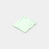 3-Blatt-Kleeblatt St Patrick's Day Post-it Klebezettel (angewinkelt)