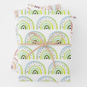 3 Blatt Papier - Auswahl von Regenbogen (Beispiel)