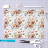 3 Blätter, Holländisch Still Life Blumenart Seidenpapier (Handwerk)