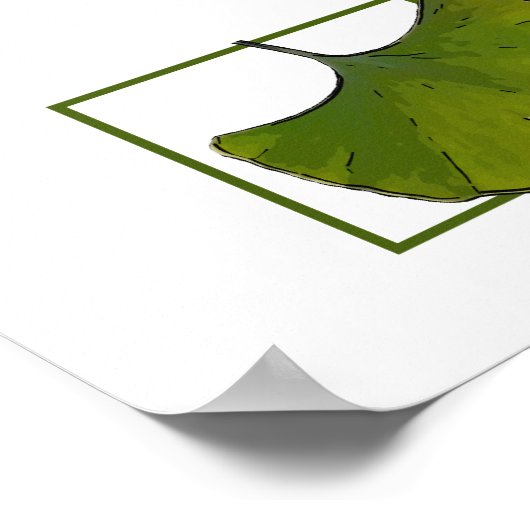 3 BLÄTTER POSTER (Ecke)