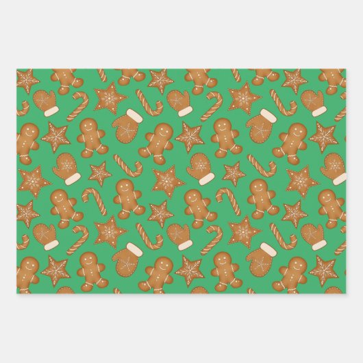 3 Blätter von Weihnachtsblättern (Vorderseite 2)