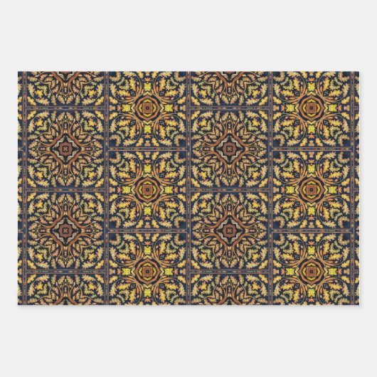 3 Blätter Zierpapier (Vorderseite 2)