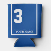 3 Blau mit dem Sättel für das Weiße Pferd, kundens Dosenkühler (Vorderseite)