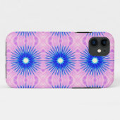 3 blaue Blumen Case-Mate iPhone Hülle (Rückseite (Horizontal))