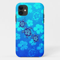 3 blaue Honu Schildkröten