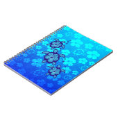 3 blaue Honu Schildkröten Notizblock (Linke Seite)