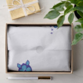 3 blaue Honu Schildkröten Seidenpapier (Geschenk)