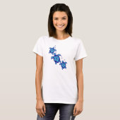 3 blaue Honu Schildkröten T-Shirt (Vorne ganz)