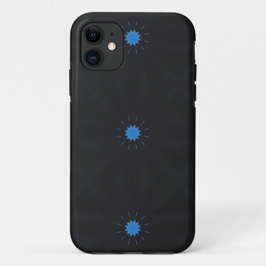 3 blaue Sterne-Gehäuse Case-Mate iPhone Hülle (Rückseite)