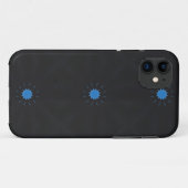 3 blaue Sterne-Gehäuse Case-Mate iPhone Hülle (Rückseite (Horizontal))