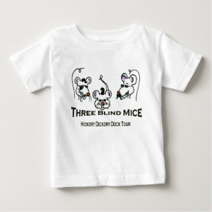 3 blinde Mäuse Baby T-shirt