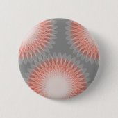 3 Blume abstrakte Kunst Button (Vorderseite)