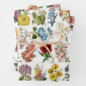 3 Blume Collage Sheets Geschenkpapier Set (Beispiel)