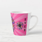 3 Blume Glitzer Mama anpassen Milchtasse (Rechts)