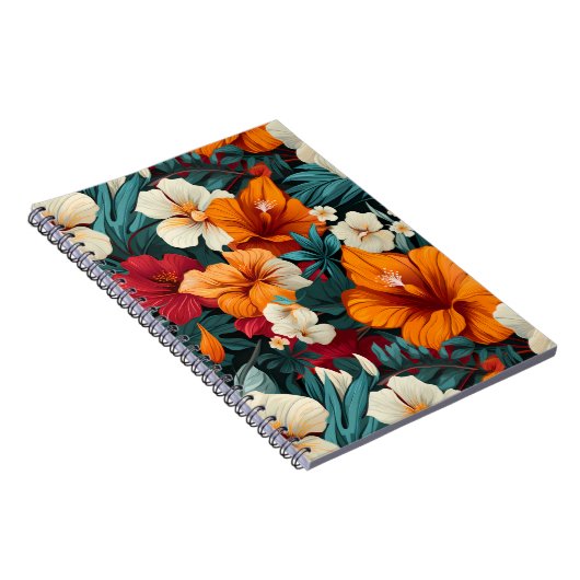 #3 Blumenmuster Notizblock (Rechte Seite)