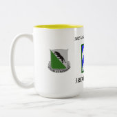 3. BN 69. ARMOR 3RD INFANTRY-UNTERTEILUNG ZWEIFARBIGE TASSE (Links)