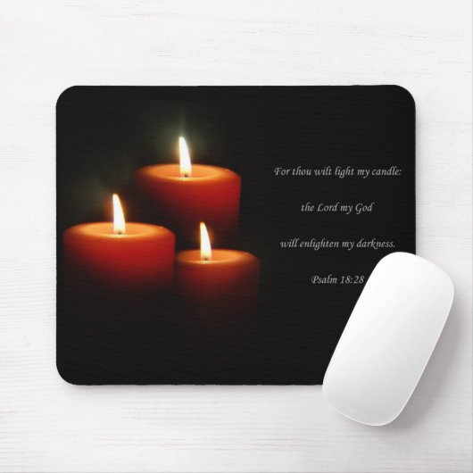 3-Candle Verse Mousepad (Mit Mouse)