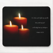 3-Candle Verse Mousepad (Vorne)