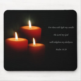 3-Candle Verse Mousepad