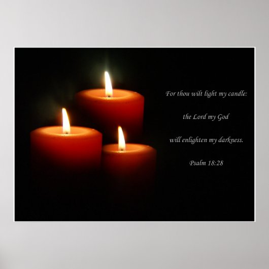 3-Candle Verse Poster (Vorne)