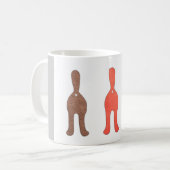 3 Cat Hintern #1 Coffee Tasse (Vorderseite Links)