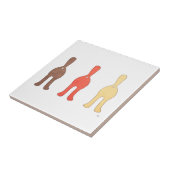3 Cat Hintern #1 Keramik Tile Fliese (Seite)