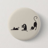 3 cats button (Vorderseite)