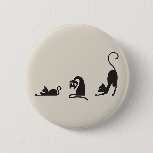 3 cats button (Vorderseite)