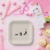 3 cats pappteller (Party)